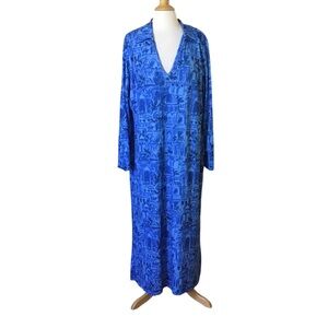 Never Fully Dressed Blue Maxi Dress